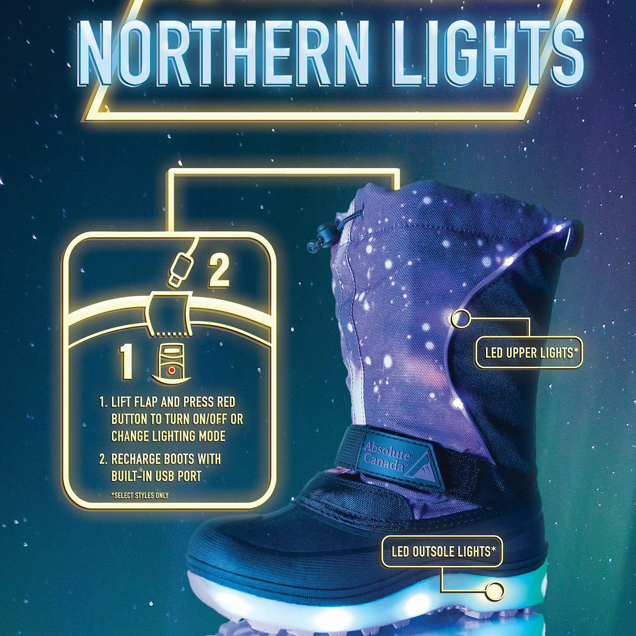 How To Operate The LED Lights In Your Boots