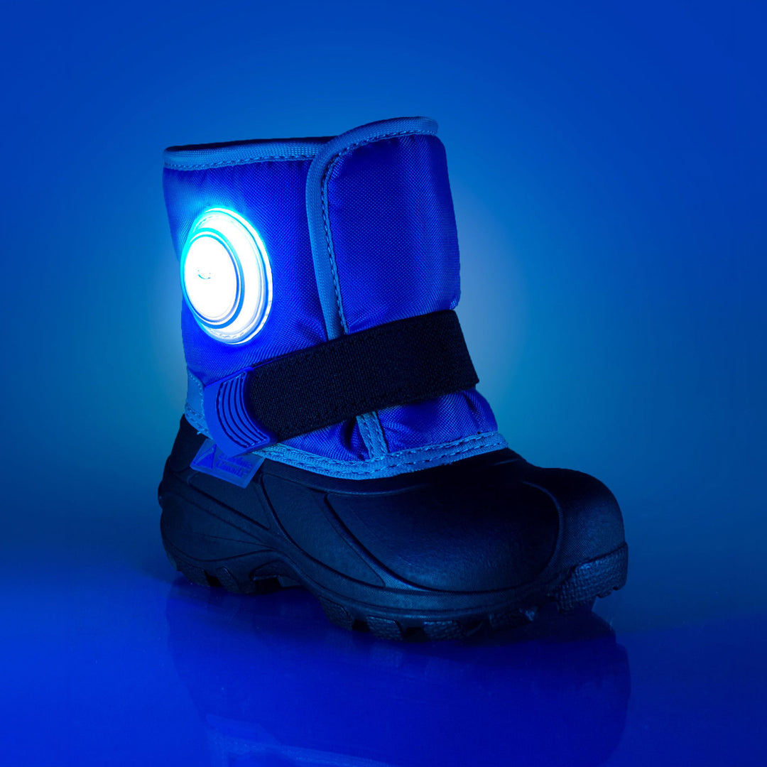 Toddler's Lighted Boot with Yeti Graphic #color_blue