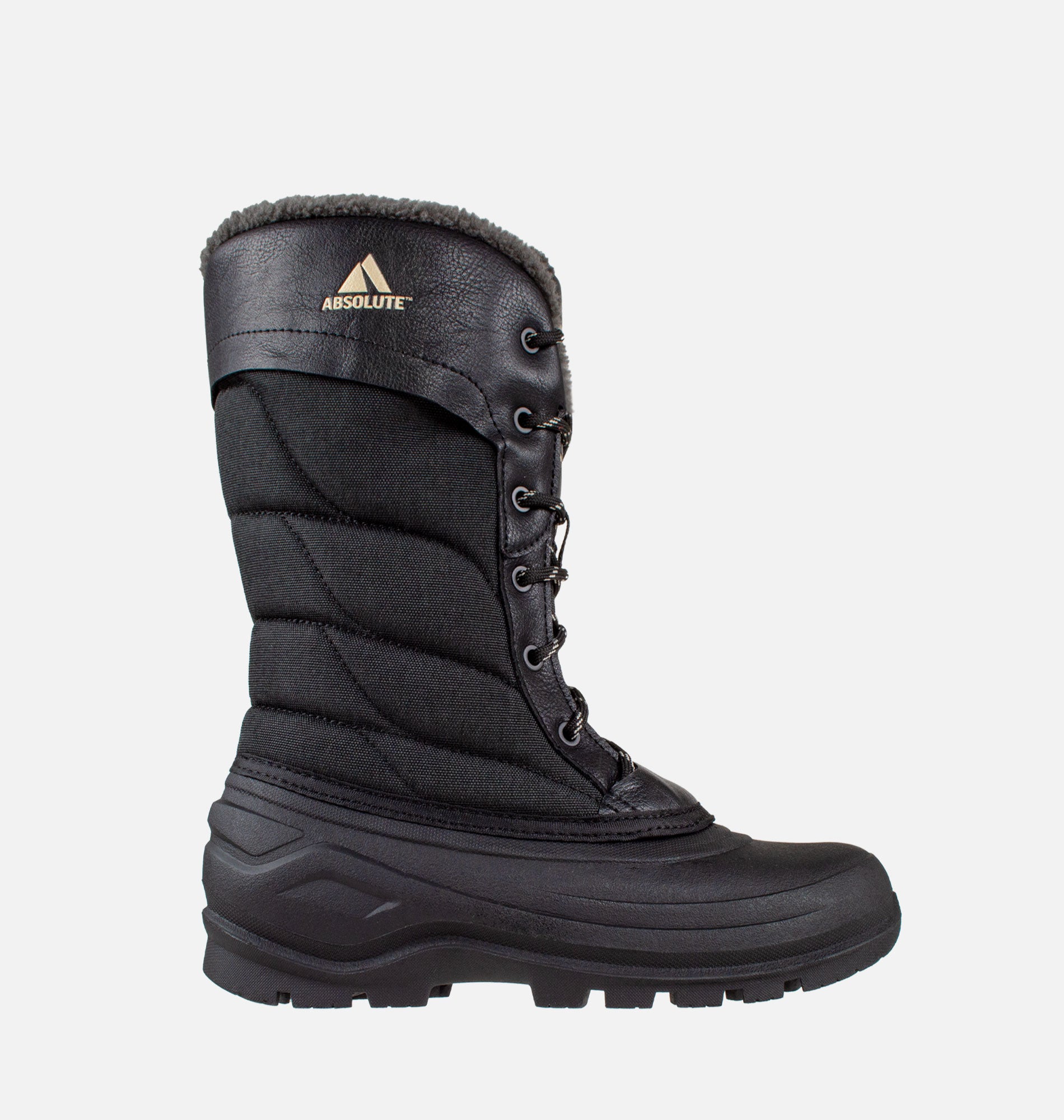 Women's tall black shell boot